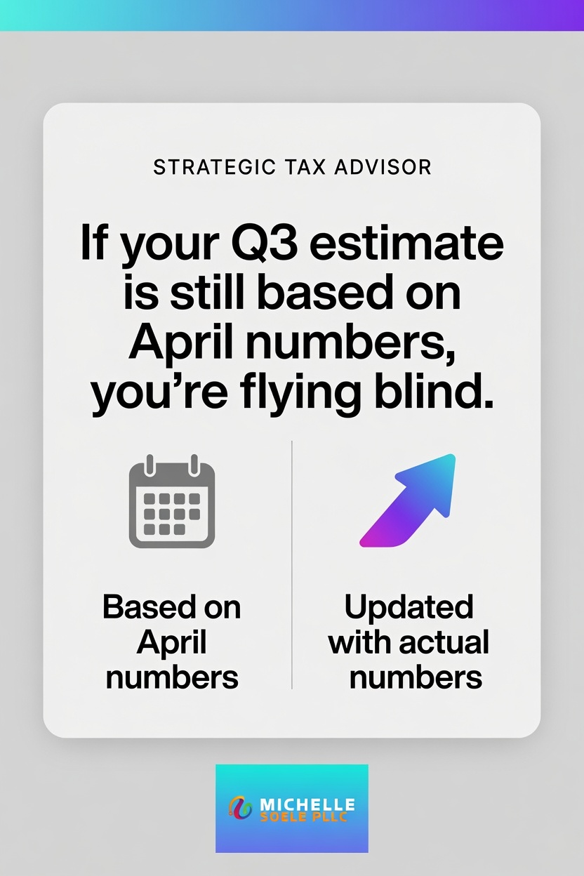 Q3 estimated taxes based on April figures
